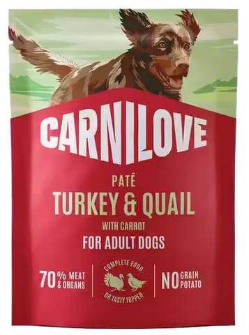 ⁨Carnilove Dog Turkey & Quail - indyk i przepiórka saszetka 300g⁩ w sklepie Wasserman.eu