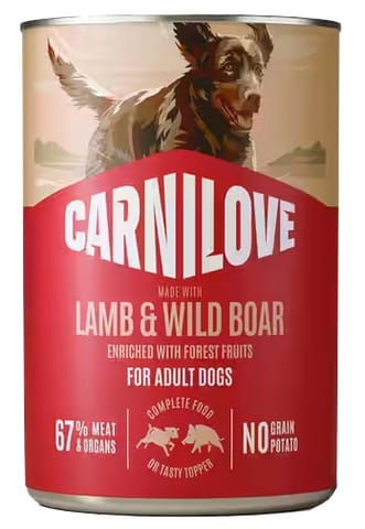 ⁨Carnilove Dog Lamb & Wild Boar Adult - jagnię i dzik puszka 400g⁩ w sklepie Wasserman.eu