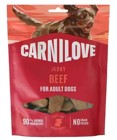 ⁨Carnilove Dog Jerky Beef Fillet - wołowina filet 100g⁩ w sklepie Wasserman.eu