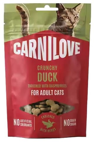 ⁨Carnilove Cat Crunchy Snack Duck 50g⁩ w sklepie Wasserman.eu