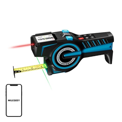 ⁨Dalmierz laserowy Mileseey DTX 10 z taśmą mierniczą 100m⁩ w sklepie Wasserman.eu