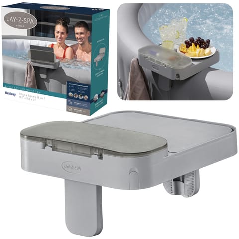 ⁨Półka Stolik Uchwyt Na Tablet 4w1 Do Spa Lay-Z-Spa Bestway 60337⁩ w sklepie Wasserman.eu