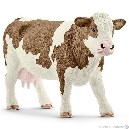 ⁨Simmental cow⁩ at Wasserman.eu