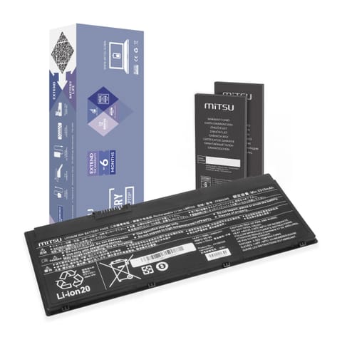 ⁨Bateria Mitsu do Fujitsu LifeBook U758⁩ w sklepie Wasserman.eu