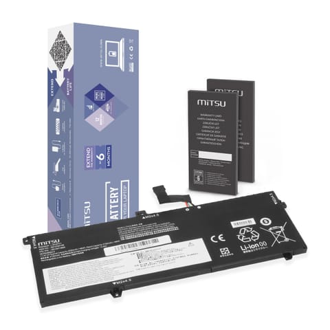 ⁨Bateria Mitsu do Lenovo Thinkpad X13 Gen 1, X390, X395⁩ w sklepie Wasserman.eu