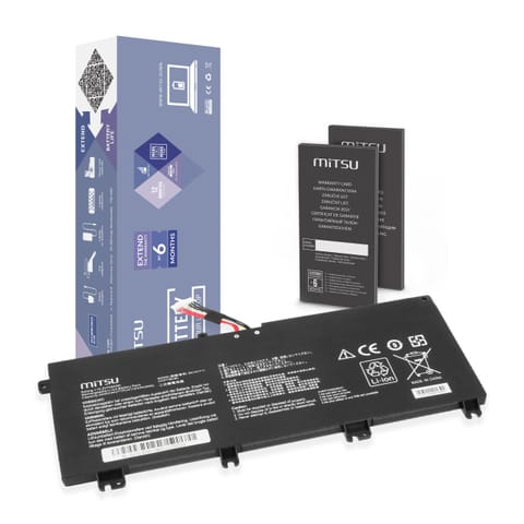 ⁨Bateria Mitsu do Asus TUF Gaming FX705D, FX705G, PX705G (długa taśma)⁩ w sklepie Wasserman.eu