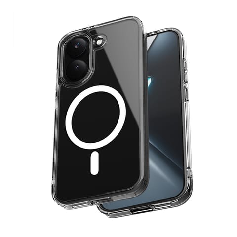 Crong Hybrid Clear Magnetic - Etui MagSafe Xiaomi POCO X8 Pro 5G (przezroczysty) w sklepie Wasserman.eu
