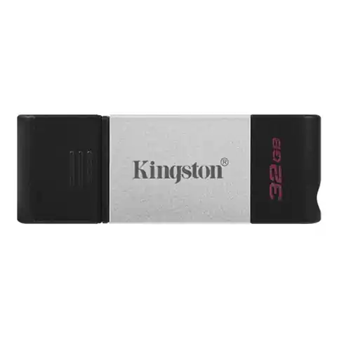 ⁨Kingston DataTraveler 80 32 GB, USB-C, czarny⁩ w sklepie Wasserman.eu
