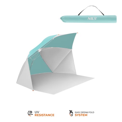 ⁨NC4803 PARASOL - PARAWAN PLAŻOWY 2 W 1 NILS⁩ w sklepie Wasserman.eu