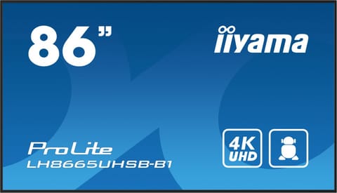 ⁨Monitor 86 cali LH8665UHSB-B1, 24/7, IPS, ANDROID 11, 4K, 800cd⁩ at Wasserman.eu