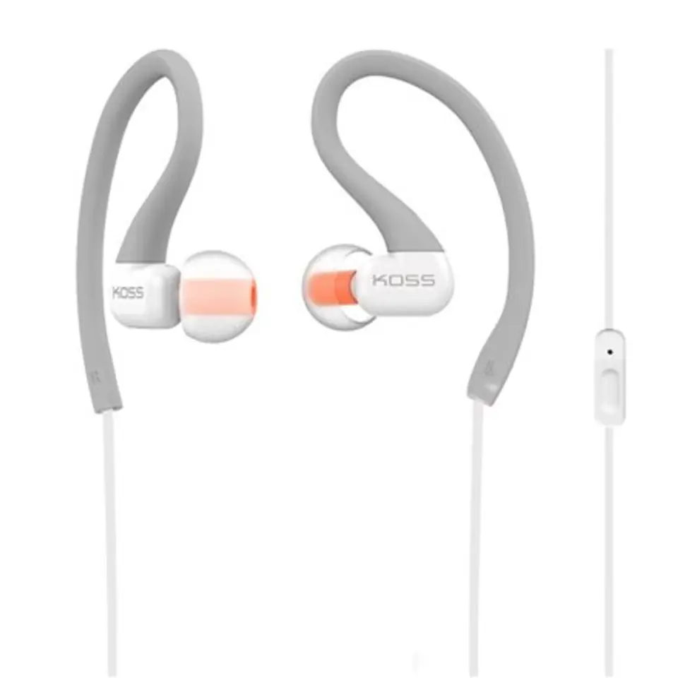 ⁨Koss Headphones KSC32iGRY In-ear/Ear-hook, 3.5mm (1/8 inch), Microphone, Grey,⁩ at Wasserman.eu