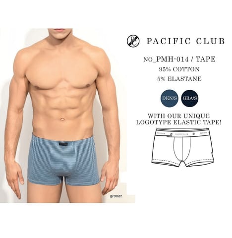 ⁨SZORTY ATLANTIC PACIFIC PMH-014 GRA (kolor granat, rozmiar XL)⁩ w sklepie Wasserman.eu