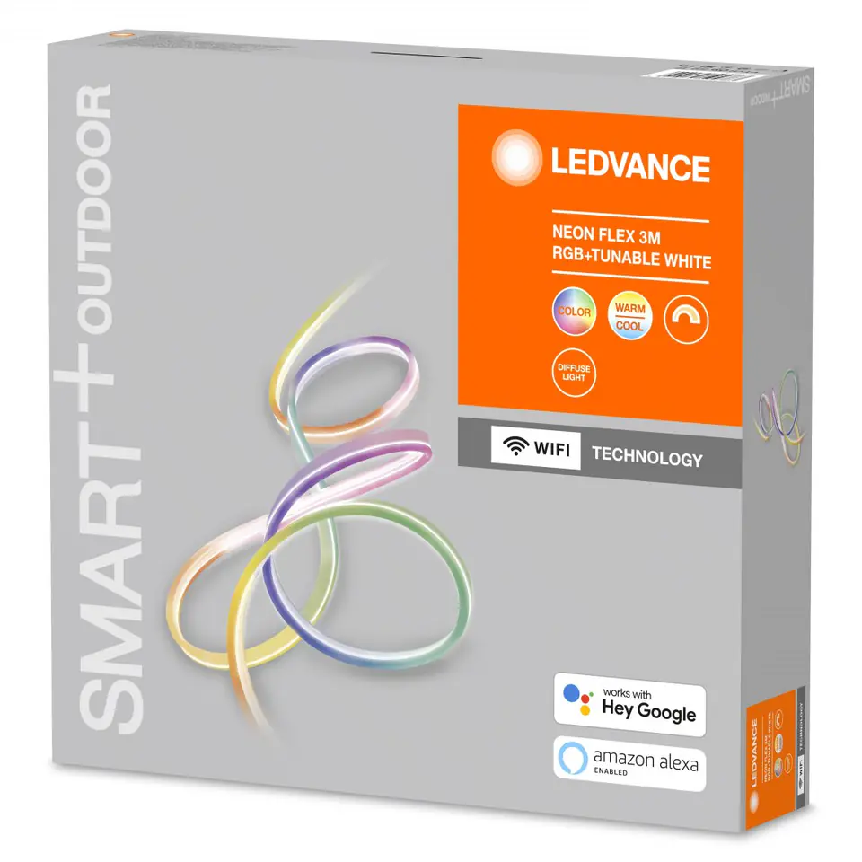 ⁨LEDVANCE SMART+ WiFi NEON FLEX 15W MULTICOLOR 3m LED tape⁩ at Wasserman.eu