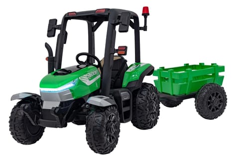 Traktor BLAST Z Przyczepką Zielony w sklepie Wasserman.eu