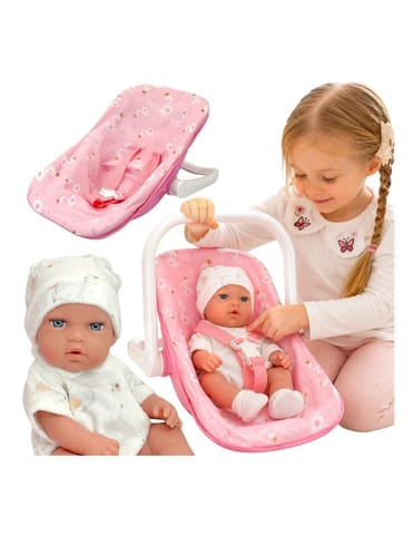 WOOPIE ROYAL Zestaw Lalka Bobas 30,5 cm + Nosidełko Różowe w sklepie Wasserman.eu
