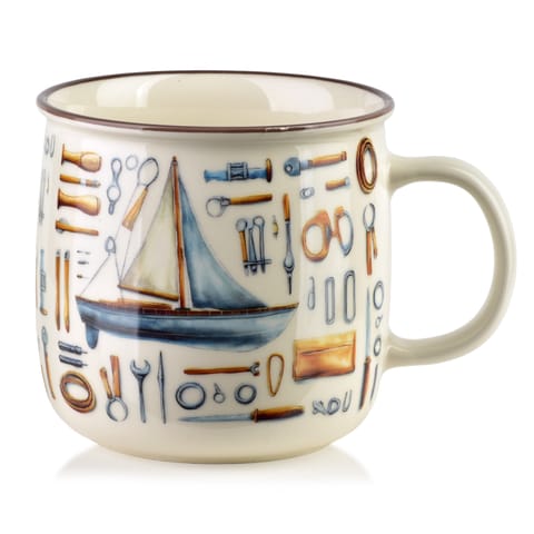 ⁨NORMAN Kubek 450ml 9,6x13x9,3cm żaglówka⁩ w sklepie Wasserman.eu