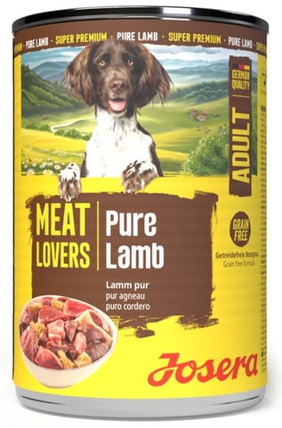 ⁨Josera Pies Meat Lovers Pure Jagnięcina puszka 400g⁩ w sklepie Wasserman.eu