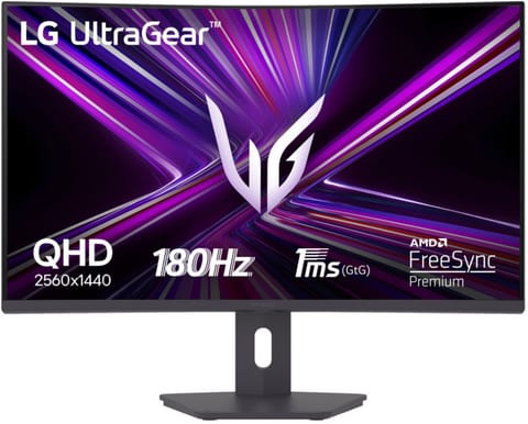 ⁨Monitor LG 32G600A-B.AEUQ (32" /VA /180Hz /2560 x 1440 /Czarny)⁩ w sklepie Wasserman.eu