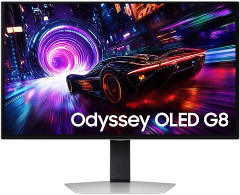 ⁨Monitor SAMSUNG LS27FG810SUXEN (27" /OLED /240Hz /3840 x 2160 /Czarno-srebrny)⁩ w sklepie Wasserman.eu
