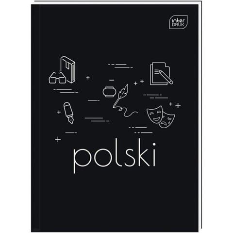 ⁨Brulion A5 80k linia 70g Język Polski INTERDRUK⁩ w sklepie Wasserman.eu