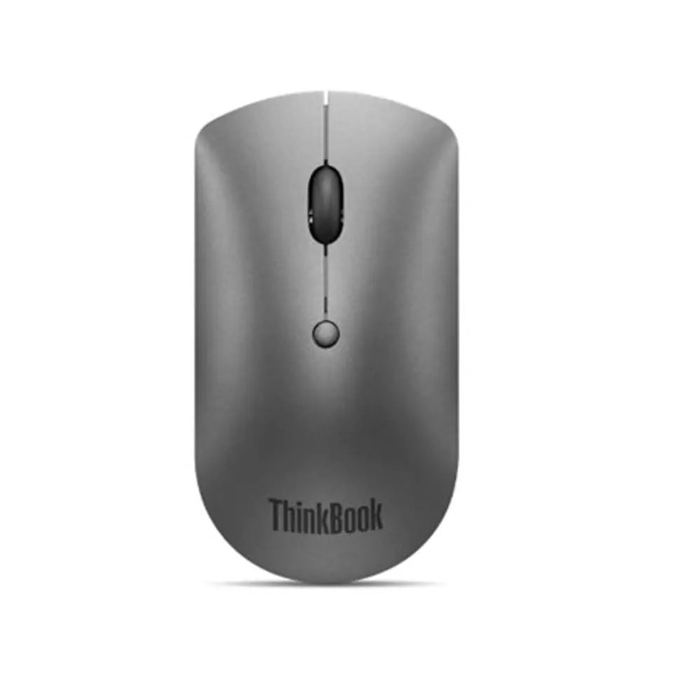 ⁨Lenovo ThinkBook Bluetooth Silent Mouse Iron Grey, Bluetooth 5.0⁩ w sklepie Wasserman.eu