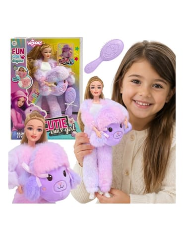 ⁨WOOPIE ROYAL Lalka Emi w Fioletowym Przebraniu Owieczki⁩ w sklepie Wasserman.eu
