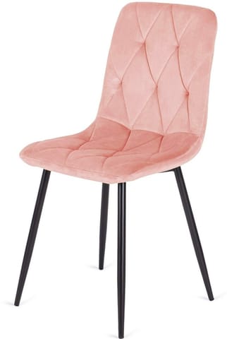 Krzesło tapicerowane BORGO VELVET PINK SMOKE w sklepie Wasserman.eu