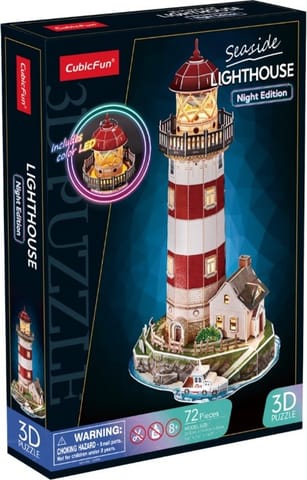 Puzzle 3D 72 pieces Lanterns night version at Wasserman.eu