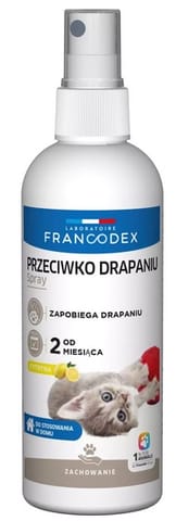 ⁨Francodex Spray repelent dla kotów 200ml [FR179128]⁩ w sklepie Wasserman.eu
