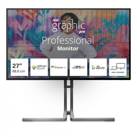 ⁨Monitor U27U3CV 27 cali 4K Nano IPS HDMIx2 DP USB-C RJ45⁩ w sklepie Wasserman.eu