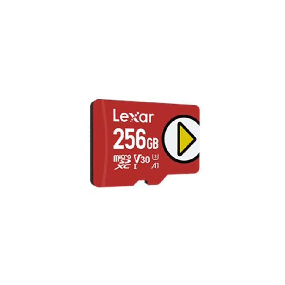 ⁨Lexar Play UHS-I MicroSDXC, 256 GB, Flash memory class 10, Red, 150 MB/s⁩ at Wasserman.eu