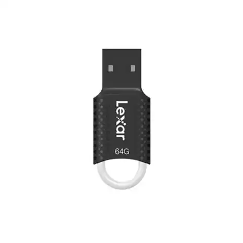 ⁨Lexar USB Flash Drive JumpDrive V40 64 GB, USB 2.0, czarny⁩ w sklepie Wasserman.eu