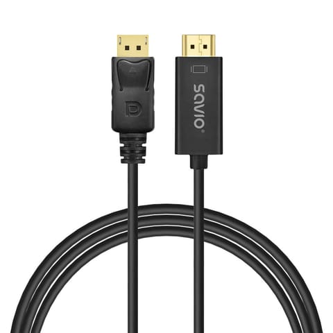 ⁨DP-HDMI Cable CL-183 1,5m, SAVIO⁩ at Wasserman.eu