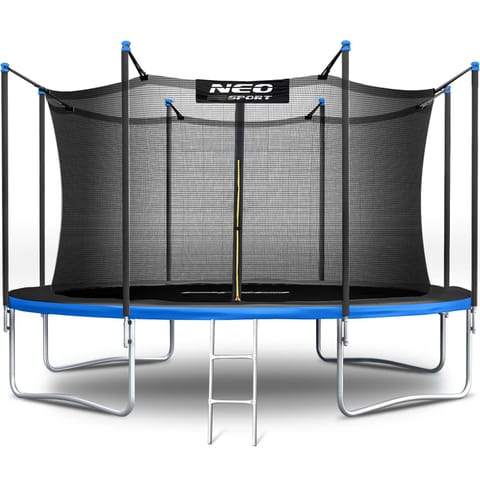 ⁨Trampolina ogrodowa 13ft/404cm z siatką wewnętrzną i drabinką Neo-Sport⁩ w sklepie Wasserman.eu