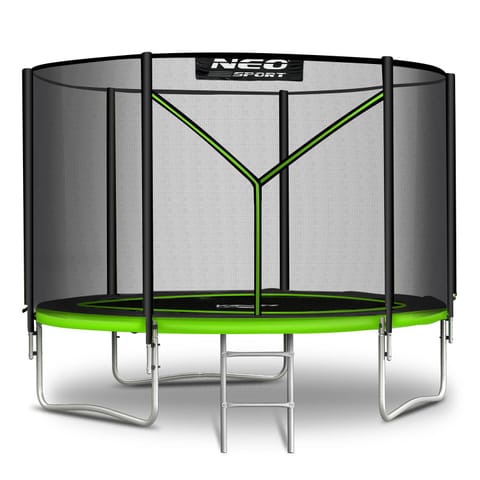 ⁨Trampolina ogrodowa 10ft/312cm z siatką zewnętrzną i drabinką Neo-Sport⁩ w sklepie Wasserman.eu