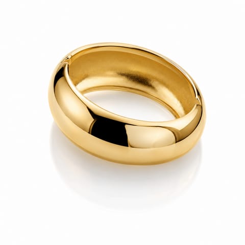 ⁨Bransoletka na rękę stal chirurgiczna pozłacana 14k złotem, obręcz BST1728⁩ w sklepie Wasserman.eu