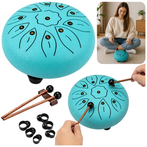 ⁨Bęben Językowy Instrument Relaksacyjny Do Jogi Muzykoterapii Medytacji⁩ w sklepie Wasserman.eu