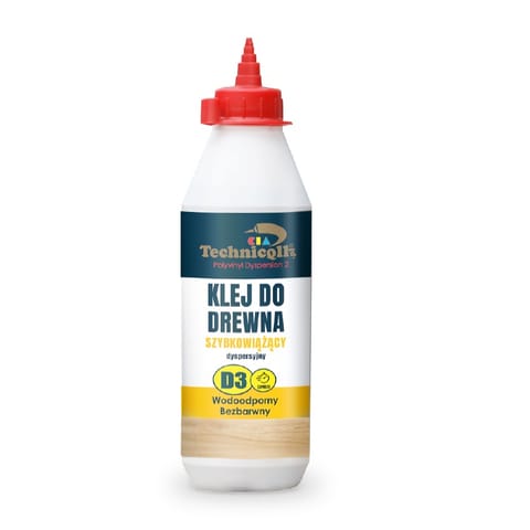 ⁨KLEJ DO DREWNA SZYBKOWIĄŻĄCY D3 500ML.⁩ w sklepie Wasserman.eu