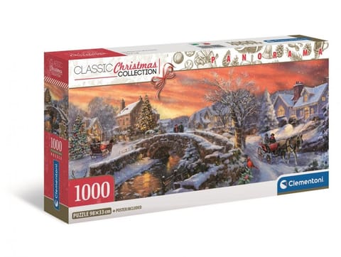 ⁨Puzzle Panorama 1000 Compact Christmas⁩ w sklepie Wasserman.eu