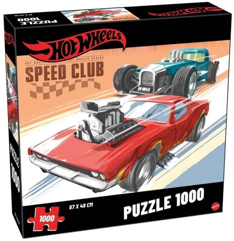 ⁨Puzzle 1000 Hot Wheels Speed Club⁩ w sklepie Wasserman.eu