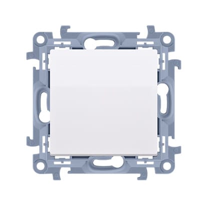 ⁨KONTAKT SIMON 10 MODUŁ BIAŁY PRZYCISK 1X 1Z SAMOZACISKI 10AX 250V⁩ w sklepie Wasserman.eu