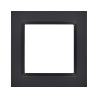 ⁨KONTAKT SIMON 10 CZARNY MAT RAMKA 1X⁩ w sklepie Wasserman.eu