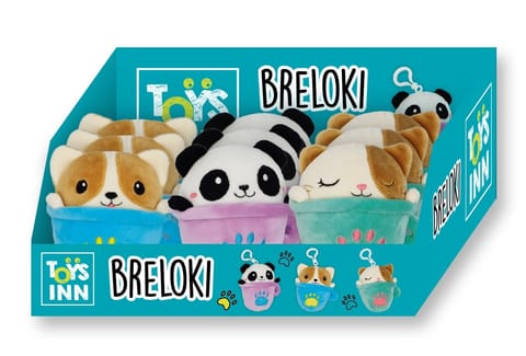 ⁨Brelok pluszowy kubek zwierzątko mix 9 sztuk display⁩ w sklepie Wasserman.eu