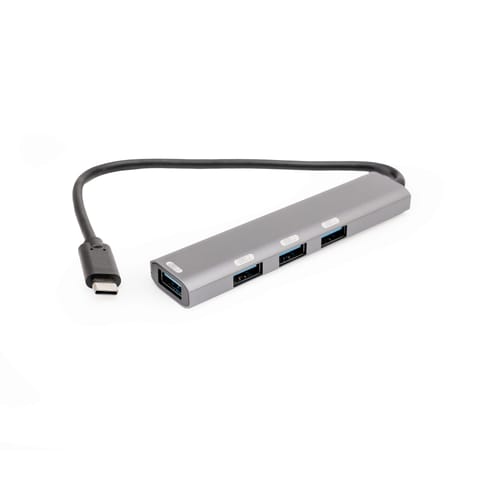 ⁨PLATINET MEDIA HUB USB-C TO 4X USB-A 3.2 GEN1 5Gbps 10W ALUMINIUM [46242]⁩ w sklepie Wasserman.eu
