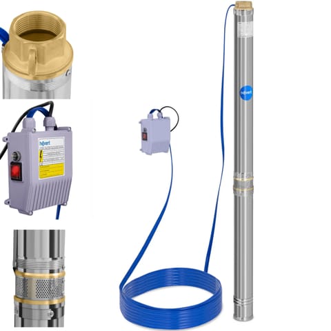 ⁨Pompa głębinowa do studni głębinowej 10800 L/godz. do 96 m⁩ w sklepie Wasserman.eu