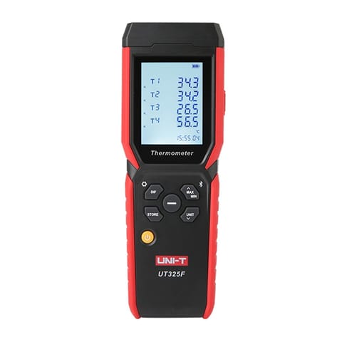 ⁨Termometr 4-kanałowy Uni-T UT325F⁩ w sklepie Wasserman.eu