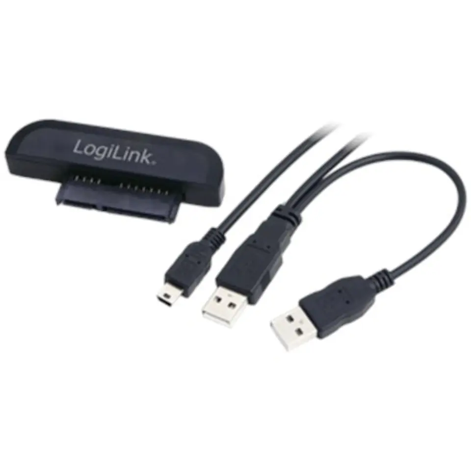 ⁨Storage controller | SATA 3Gb/s | USB 2.0 | Black⁩ w sklepie Wasserman.eu