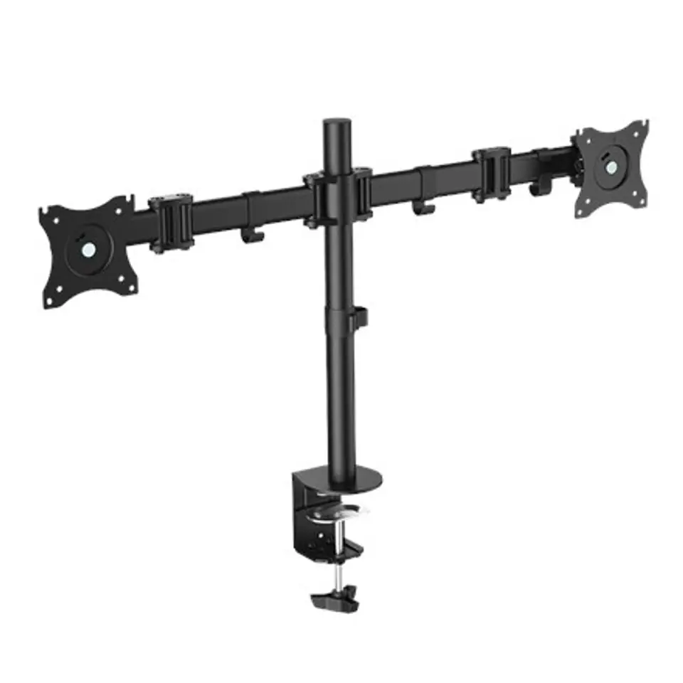 ⁨Logilink BP0022 Dual Monitor Desk mount, 13"-27", arm 428mm⁩ w sklepie Wasserman.eu
