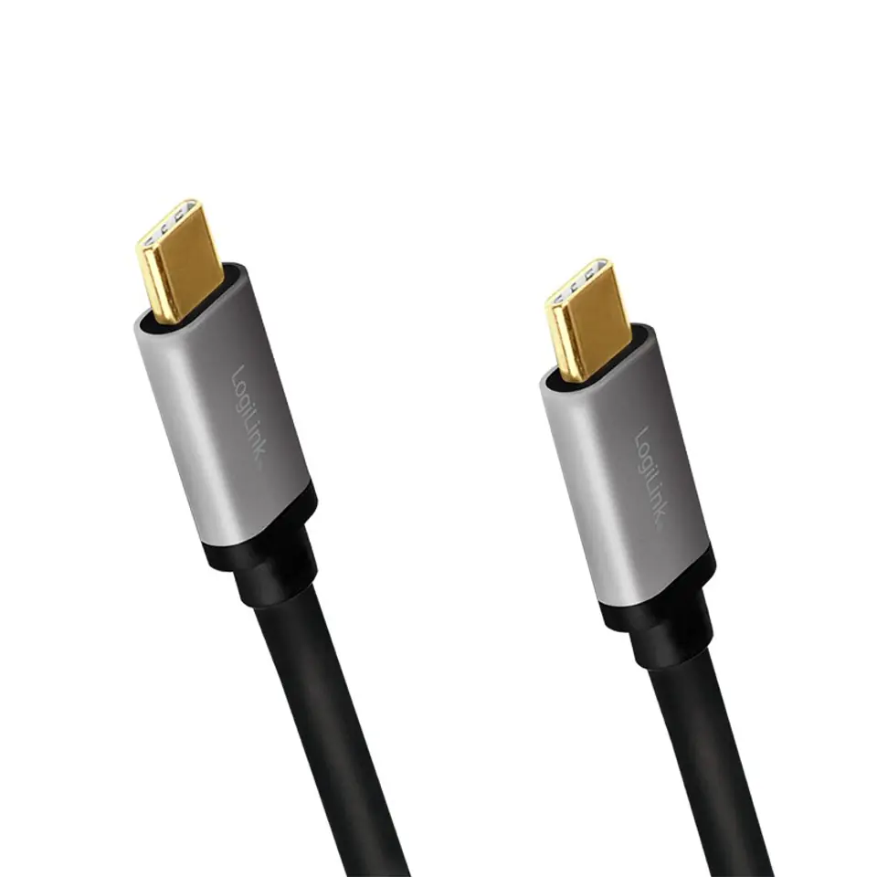 ⁨USB-C M/M cable, PD, alu, 1.5m⁩ at Wasserman.eu