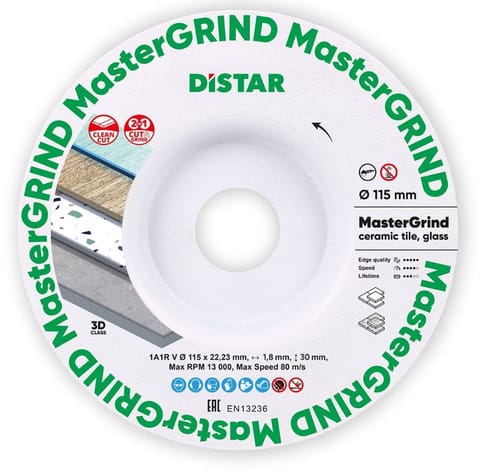 ⁨TARCZA DIAMENTOWA MASTERGRIND 115*1.8/1.5*30*22.23⁩ w sklepie Wasserman.eu